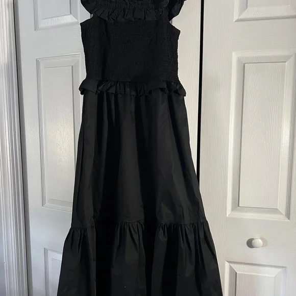 Caroline Constas Black Ruffled  Dress - Picture 2 of 11